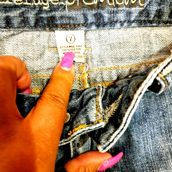 Denim Jean mini skirt - Picture 5 of 7